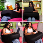 Happy elbows Large Black Lap Desk Pillow - (For Waist size upto 42 Inch)